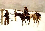 Frederick Remington The Fall of the Cowboy oil painting reproduction